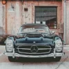 Black Vintage Mercedes Diamond Painting