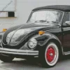 Black Vw Beetle Convertible Diamond Painting