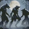 Black Werewolves In Jungle Diamond Painting