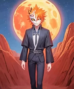 Bleach Anime Ichigo Half Hollow Diamond Painting