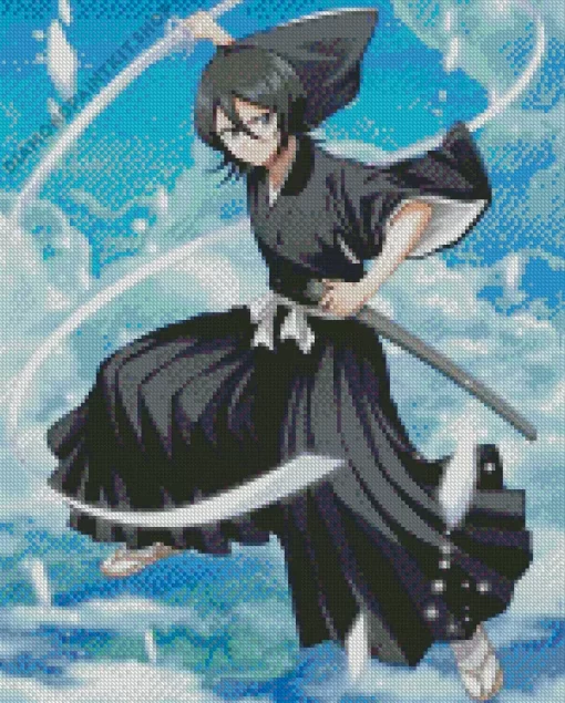 Bleach Anime Rukia Diamond Painting