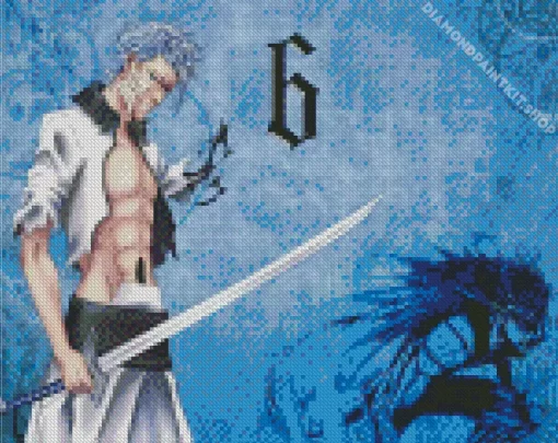 Bleach Grimmjow Diamond Painting