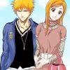 Bleach Ichigo Girlfriend Orihime Inoue Diamond Painting