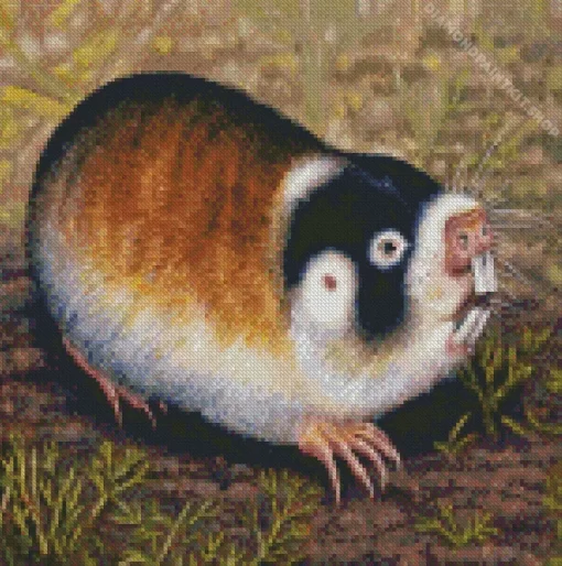 Blesmol Rodent Diamond Painting