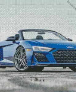 Blue Audi I8 Diamond Painting