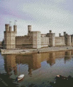 Caernarfon Castle Diamond Painting