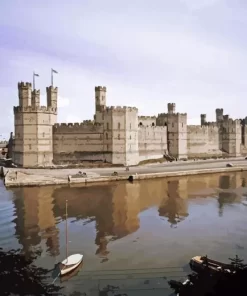 Caernarfon Castle Diamond Painting