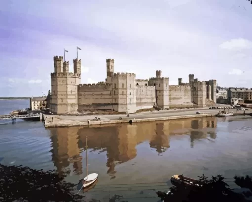 Caernarfon Castle Diamond Painting