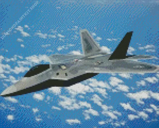 Cool F22 Raptor Diamond Painting