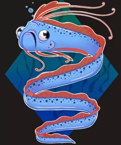 Cute Oarfish Diamond Painting