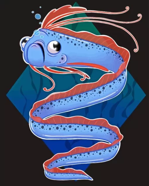 Cute Oarfish Diamond Painting