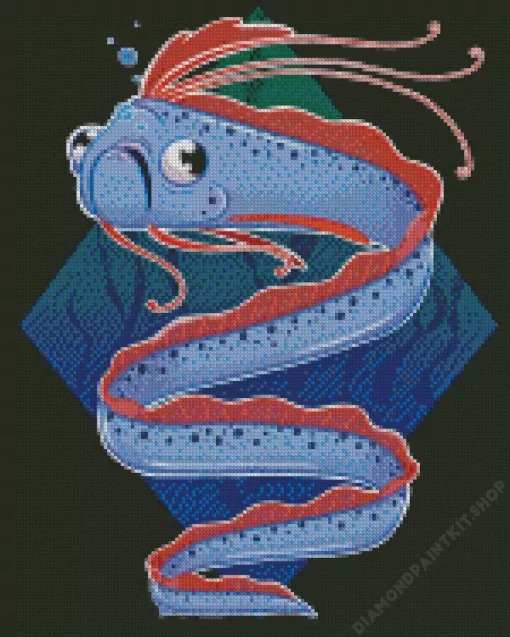 Cute Oarfish Diamond Painting