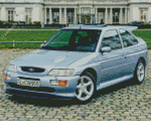 Grey Cosworth Diamond Painting