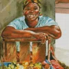 Jamaican Fruit Seller Diamond Painting