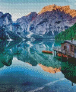 Lake Braies Diamond Painting