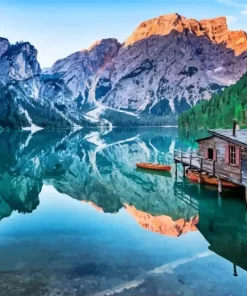 Lake Braies Diamond Painting