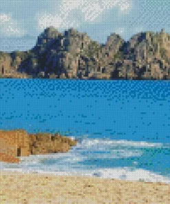 Porthcurno Beach Diamond Painting