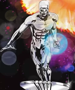 Silver Surfer Diamond Painting