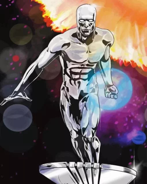 Silver Surfer Diamond Painting