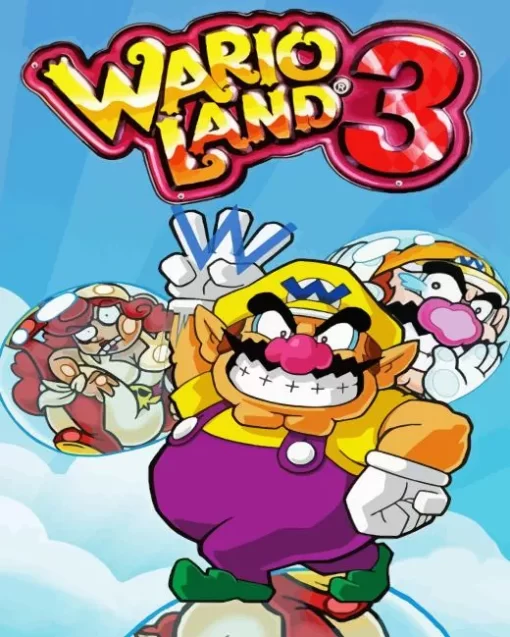 Wario Land Poster Diamond Painting