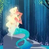 Anime Blond Mermaid Diamond Painting