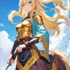 Anime Blonde Centaur Diamond Painting