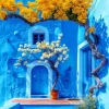 Blue House Diamond Painting