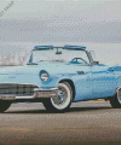 Blue Thunderbird Diamond Painting