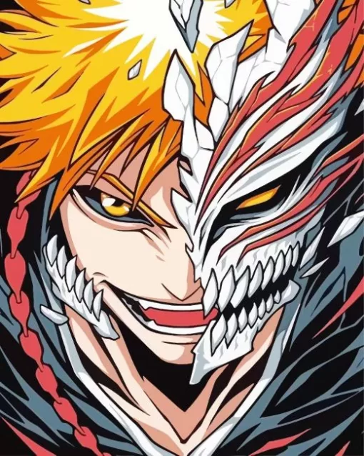 Illustration Bleach Anime Ichigo Diamond Painting