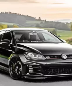 Luxury Black Vw Golf Gti Diamond Painting