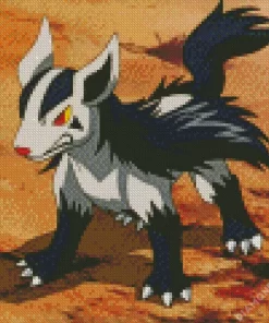 Mightyena Pokemon Anime Diamond Painting