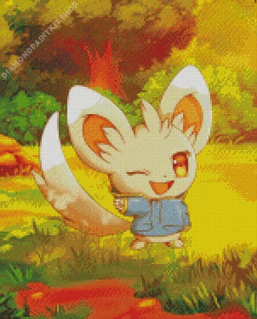 Minccino Diamond Painting