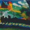 Railroad At Murnau By Wassily Kandinsky Diamond Painting