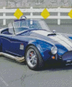 Shelby Blue Ac Cobra Diamond Painting