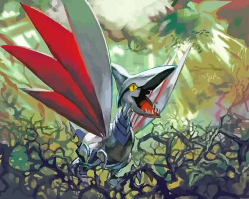 Skarmory From Pokemon Anime Diamond Painting