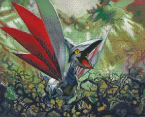 Skarmory From Pokemon Anime Diamond Painting