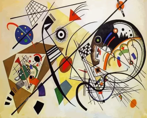 Transverse Line By Wassily Kandinsky Diamond Painting