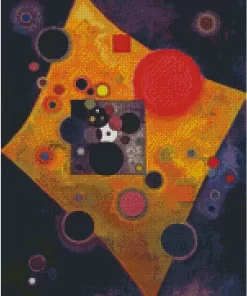 Accent On Rose By Wassily Kandinsky Diamond Painting