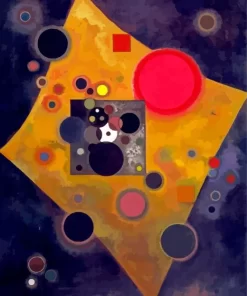 Accent On Rose By Wassily Kandinsky Diamond Painting