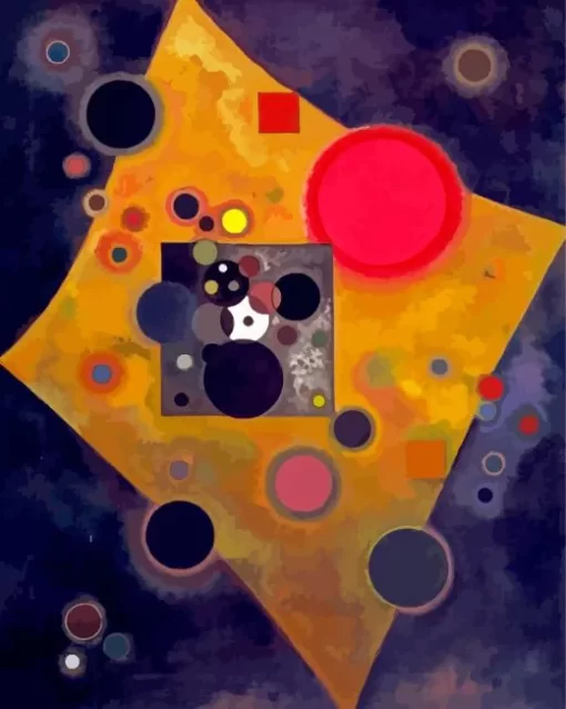 Accent On Rose By Wassily Kandinsky Diamond Painting