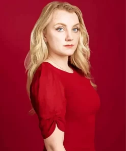 Evanna Lynch In Red Diamond Paintings