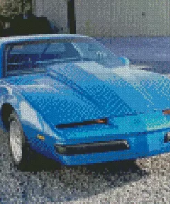 Aesthetic Blue Firebird Diamond Painting