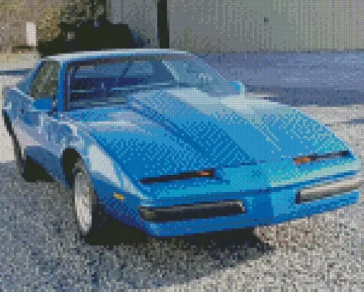 Aesthetic Blue Firebird Diamond Painting