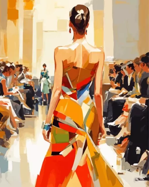 Aesthetic Fashion Runway Diamond Painting