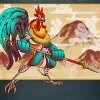 Aesthetic Fighter Chicken Diamond Painting