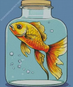 Aesthetic Fish Tank Art Diamond Painting