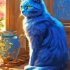 Baby Blue Cat Diamond Painting