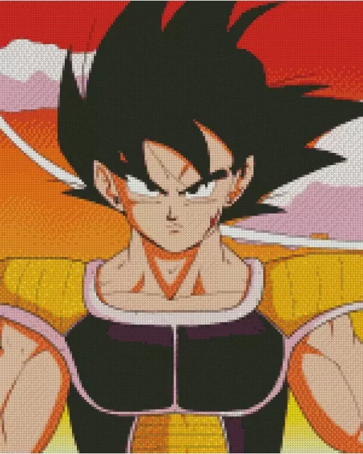 Bardock Dragon Ball Z Diamond Painting