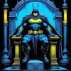 Batman On A Throne Diamond Painting