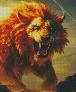 Beast Lion Diamond Painting